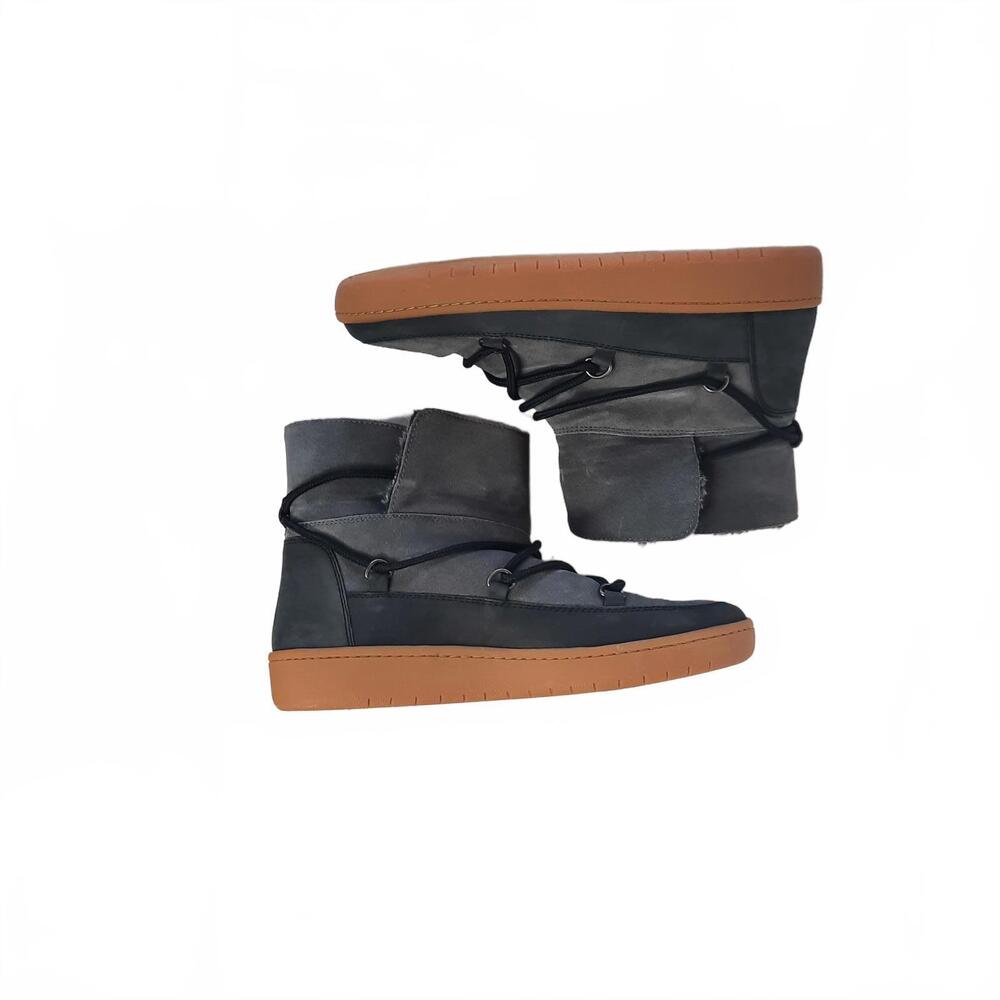 Joules Charlton Suede Boots with Faux Fur Lining Women's Size‎ 39